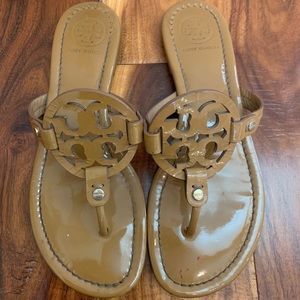 Tory Burch Miller Sandle Patent Leather- size 8